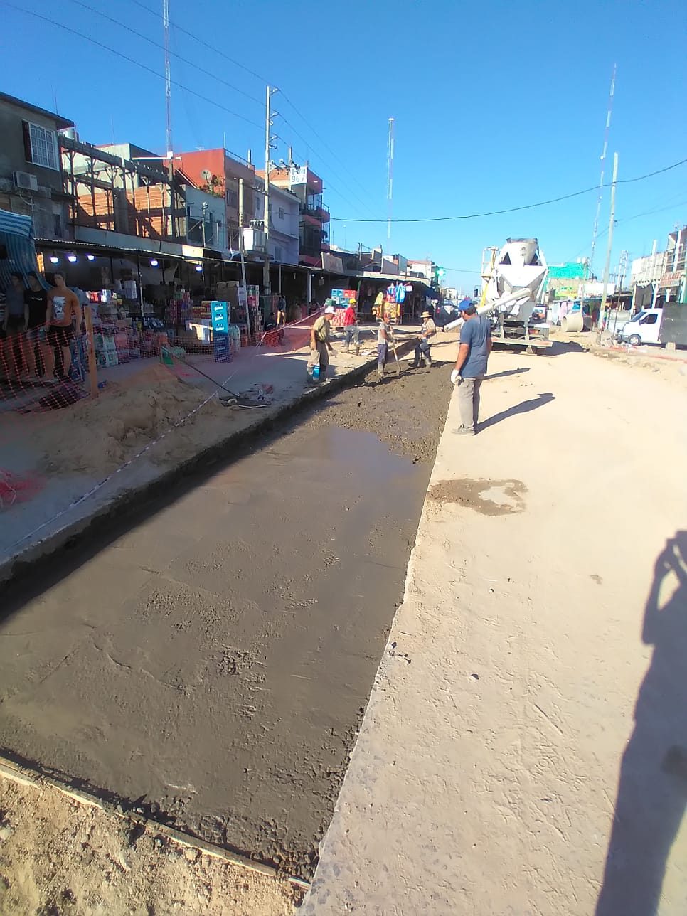 Pavimentación en zona urbana